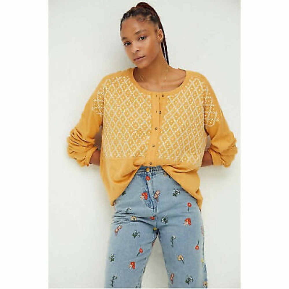 We the Free / Free People Free Spirit Yellow Tunic